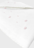 Lenzuolino Cotone Roselline Rosa MARCO/LN corredino e abbigliamento neonato | NANU' BABY