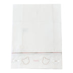 Lenzuolino Neonata Cotone 100% Set 3 Pezzi Vaniglia IN70LE/R corredino e abbigliamento neonato | NANU' BABY