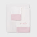 Lenzuolino Neonata Rosa 9992/12 corredino e abbigliamento neonato | NANU' BABY