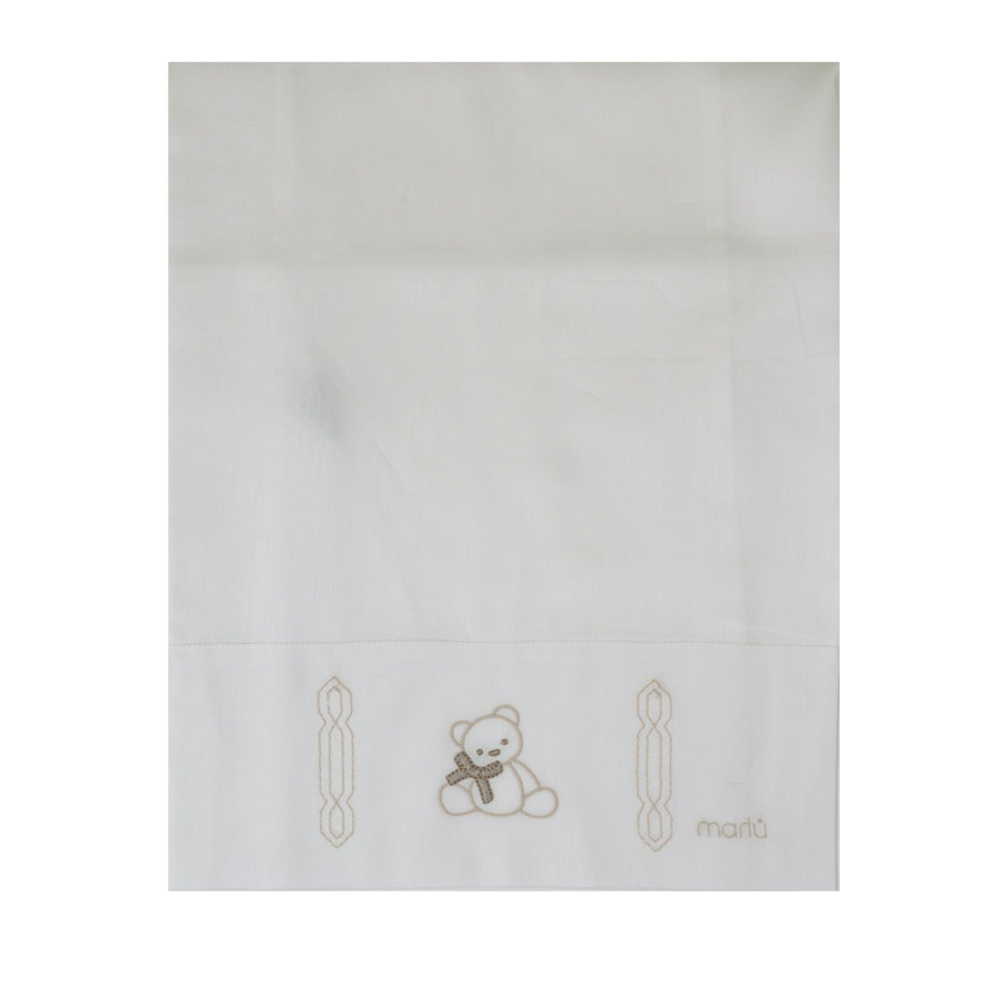 Lenzuolino Neonato Cotone 100% Set 3 Pezzi Vaniglia IN54LE corredino e abbigliamento neonato | NANU' BABY