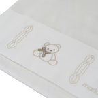 Lenzuolino Neonato Cotone 100% Set 3 Pezzi Vaniglia IN54LE corredino e abbigliamento neonato | NANU' BABY