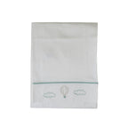 Lenzuolino Neonato Cotone 100% Set 3 Pezzi Vaniglia Mongolfiera IN57LE/V corredino e abbigliamento neonato | NANU' BABY