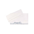 Lenzuolino Ricamo Neonato Cotone 100% Bianco Zaffiro IN61LE/BIS corredino e abbigliamento neonato | NANU' BABY