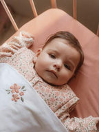 Lenzuolo con angoli per culla Neonata Rosa TE10754009 corredino e abbigliamento neonato | NANU' BABY