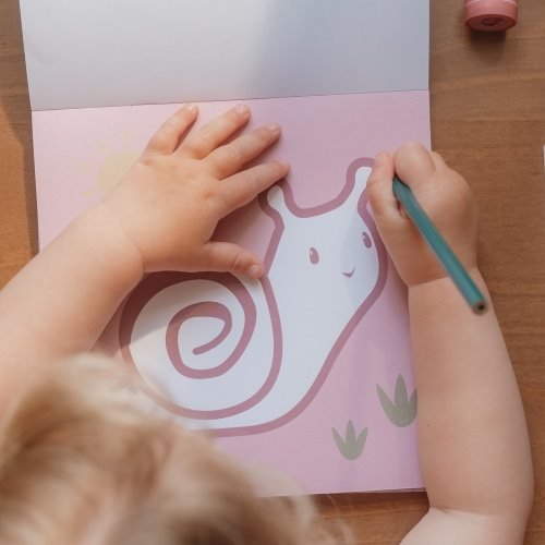 Libro da colorare - Rosa - Giardino delle fate MULTICOLORE 126145 corredino e abbigliamento neonato | NANU' BABY