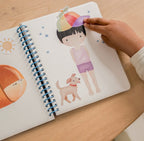 Libro Dress me up con stickers MLTICOLORE 125407 corredino e abbigliamento neonato | NANU' BABY