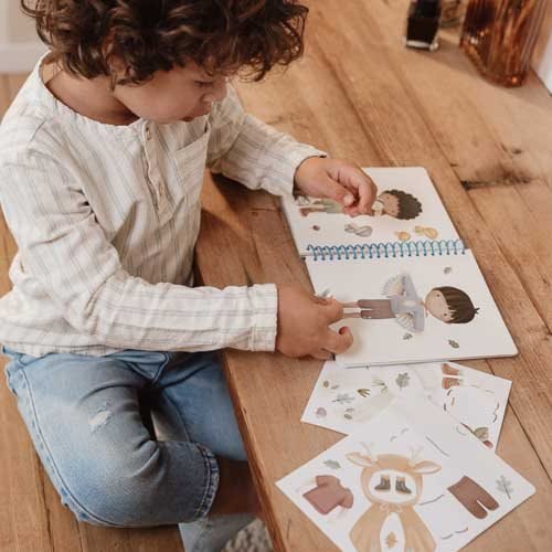 Libro Dress me up Forest Friends Multicolore 126331 corredino e abbigliamento neonato | NANU' BABY