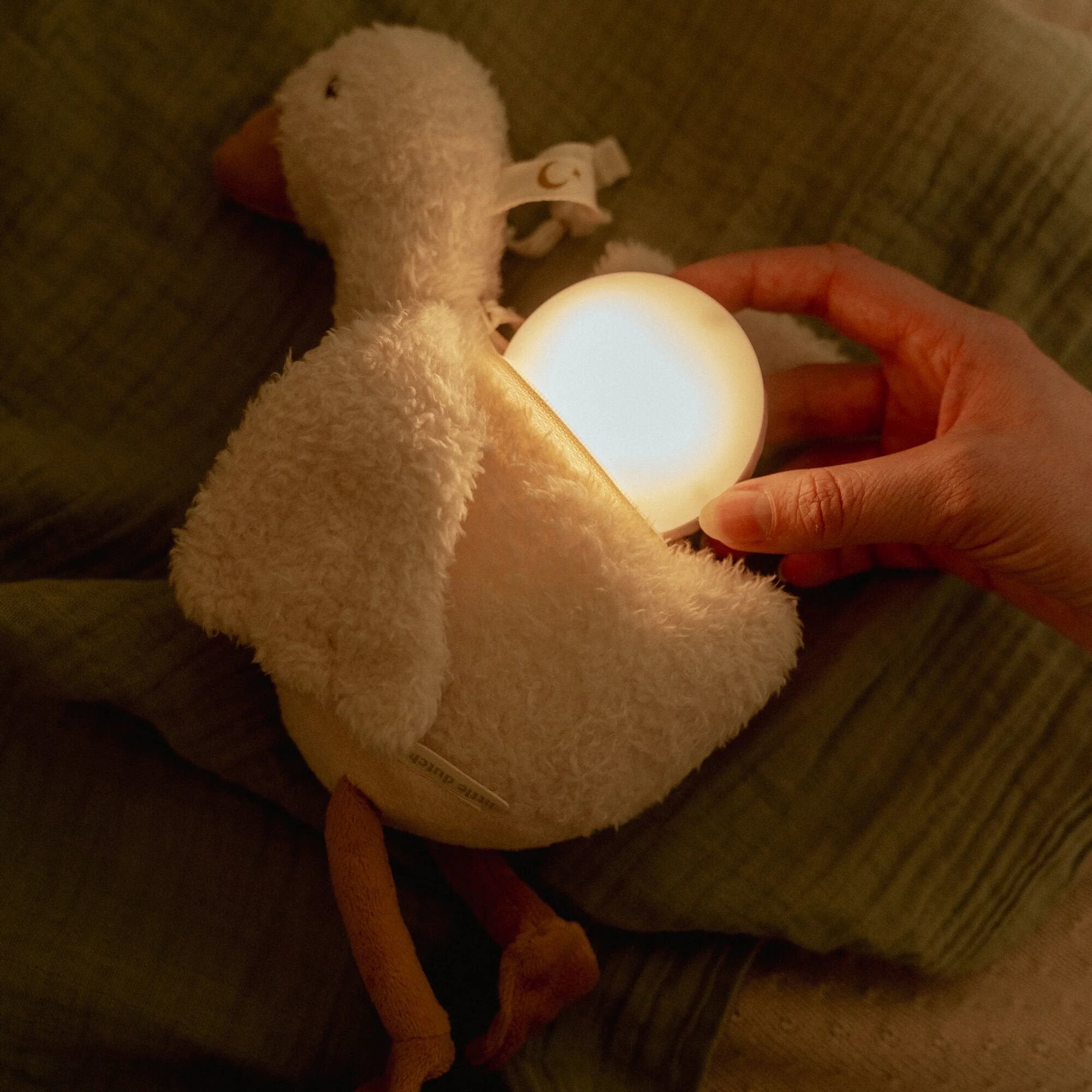 Luce notturna con suoni - Baby Goose Bianco LD8440 corredino e abbigliamento neonato | NANU' BABY