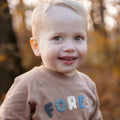 Maglia - Amici della foresta Bimbo Marrone CL25092067 corredino e abbigliamento neonato | NANU' BABY