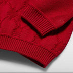 Maglia strutt. Bimbo Rosso 5803/2 corredino e abbigliamento neonato | NANU' BABY