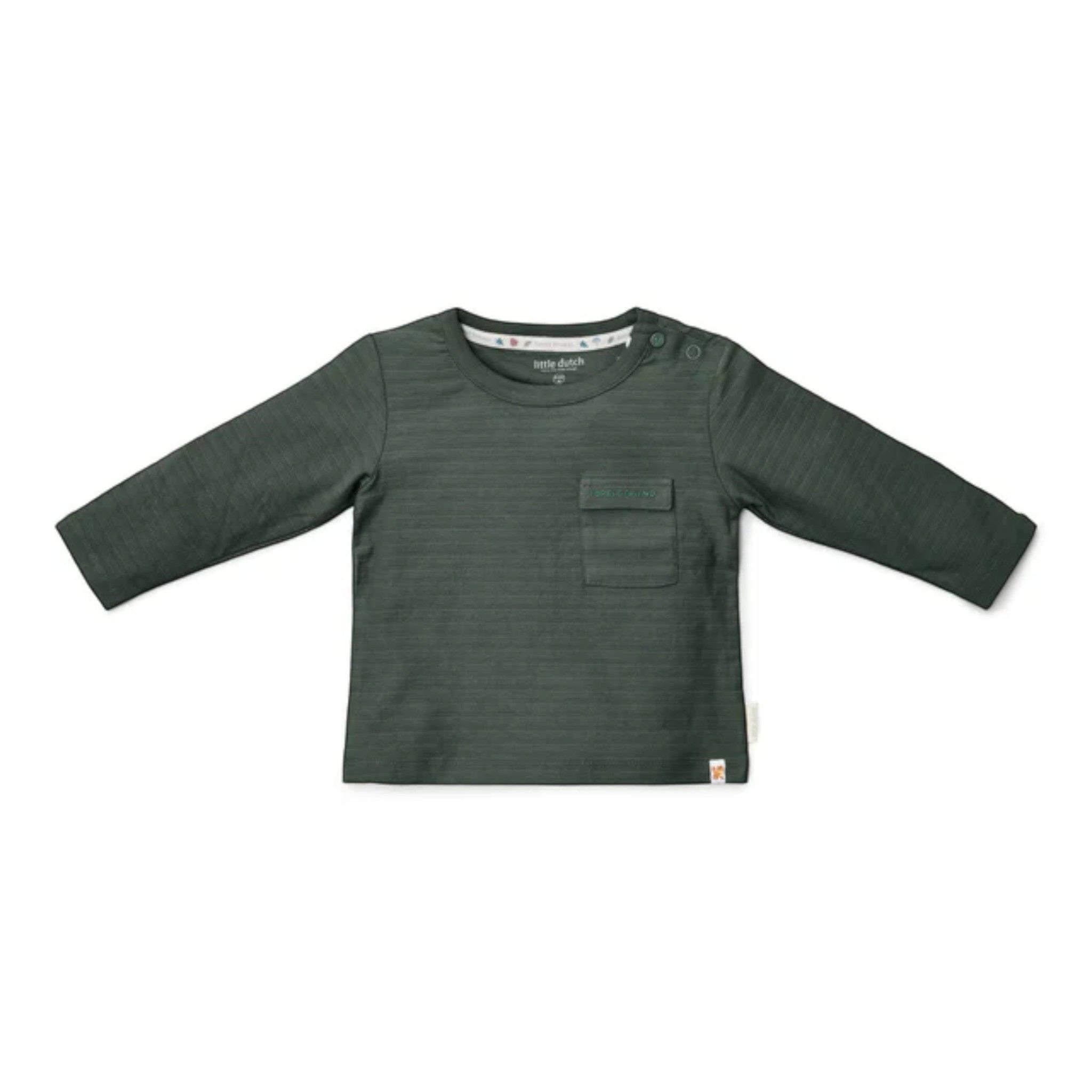 Maglietta a manica lunga - Amici della foresta Bimbo Verde CL25091061 corredino e abbigliamento neonato | NANU' BABY
