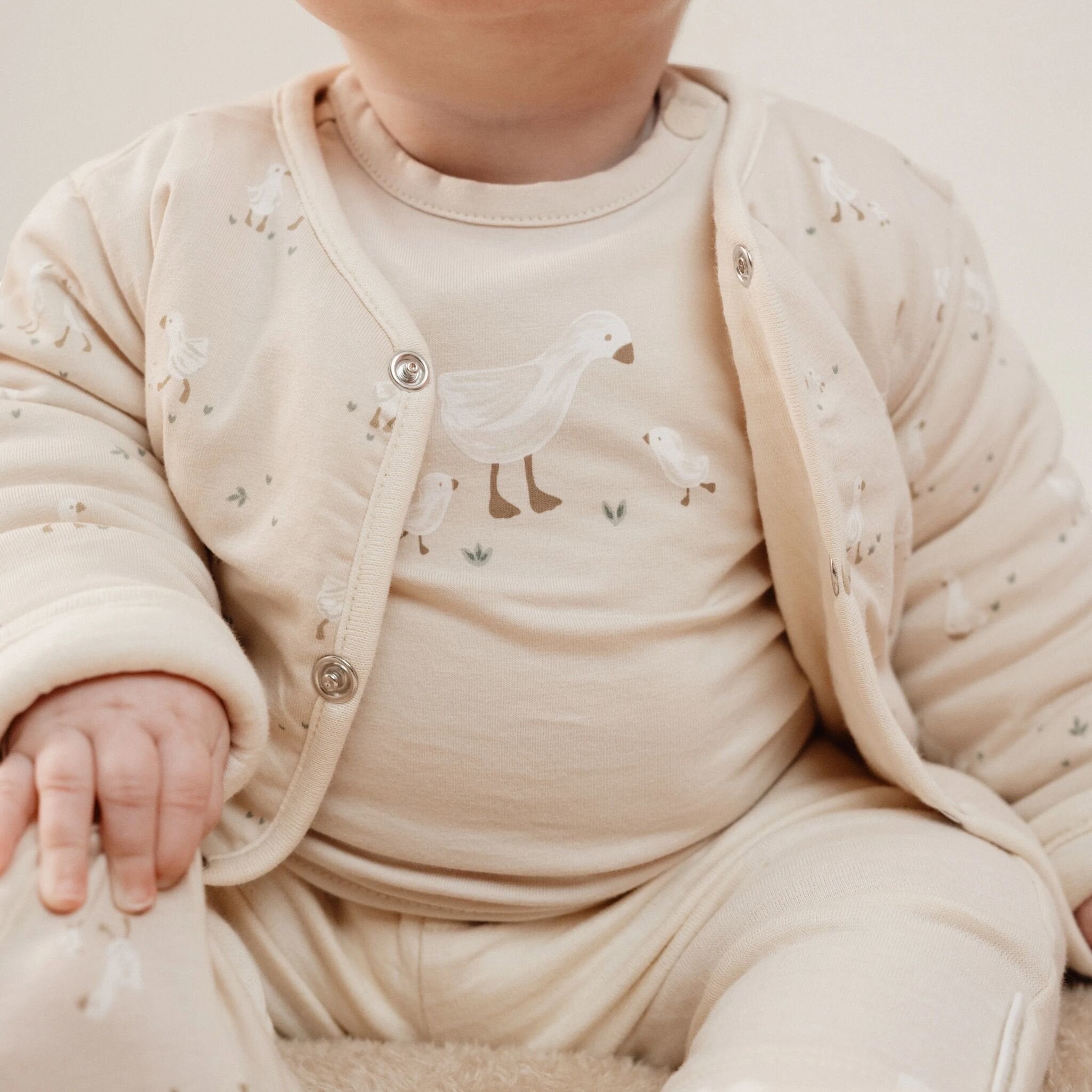Maglietta a manica lunga Neonato Avorio CL25291001 corredino e abbigliamento neonato | NANU' BABY