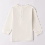 Maglietta Interlock Cotone Bimbo Bianco 3F606/112 corredino e abbigliamento neonato | NANU' BABY