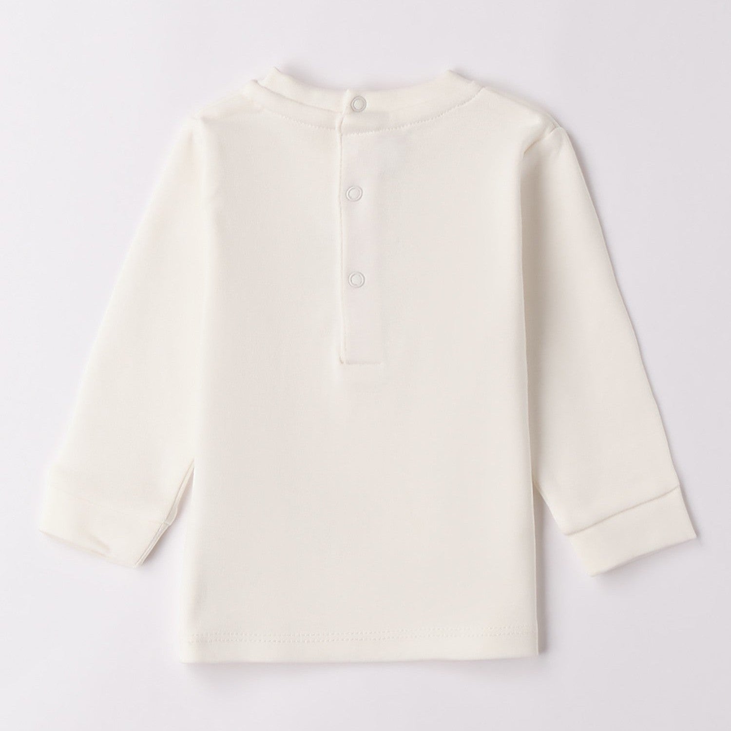 Maglietta Interlock Cotone Bimbo Bianco 3F606/112 corredino e abbigliamento neonato | NANU' BABY