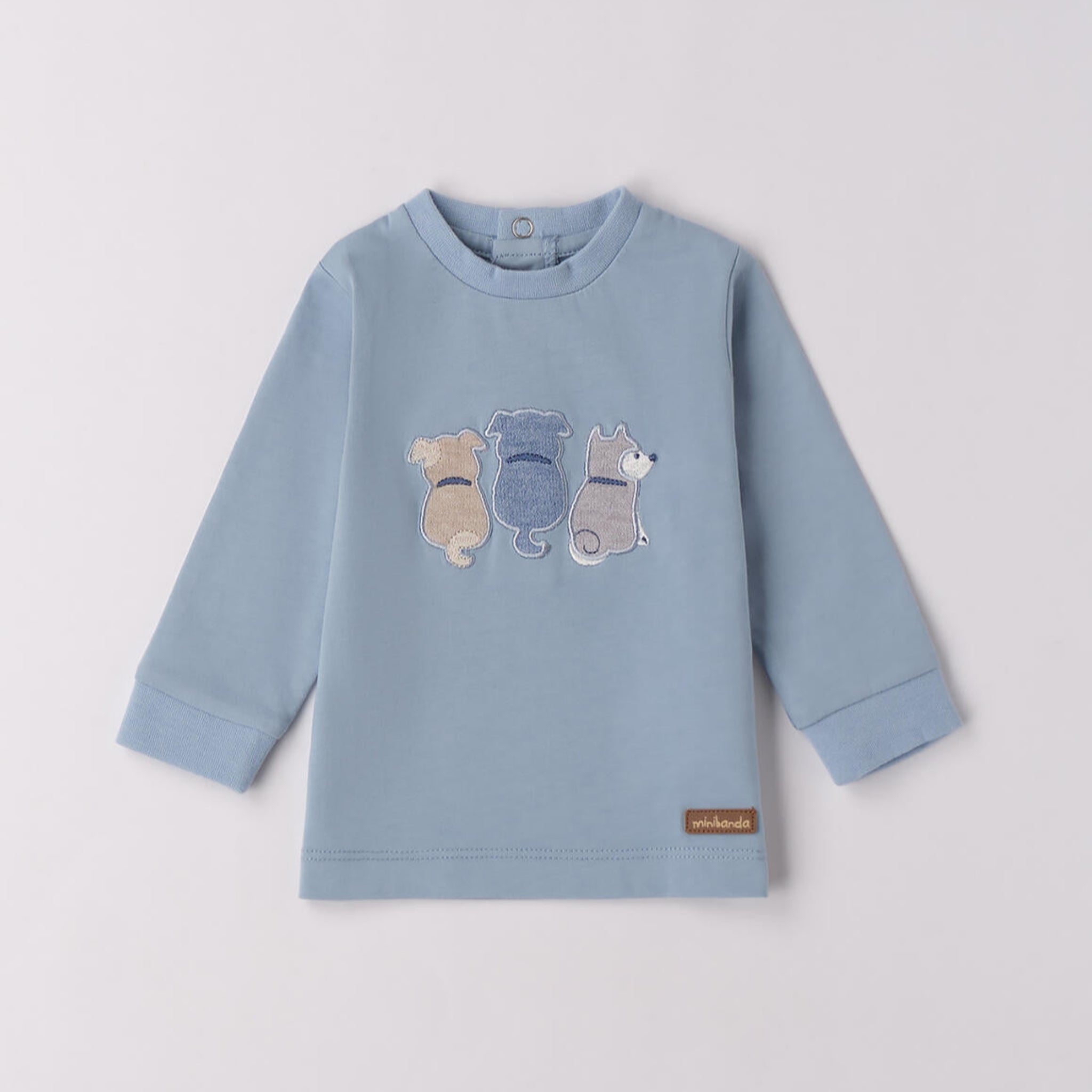 Maglietta Jersey Cotone Manopesca Bimbo Blu 3F611/3964 corredino e abbigliamento neonato | NANU' BABY