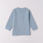 Maglietta Jersey Cotone Manopesca Bimbo Blu 3F611/3964 corredino e abbigliamento neonato | NANU' BABY