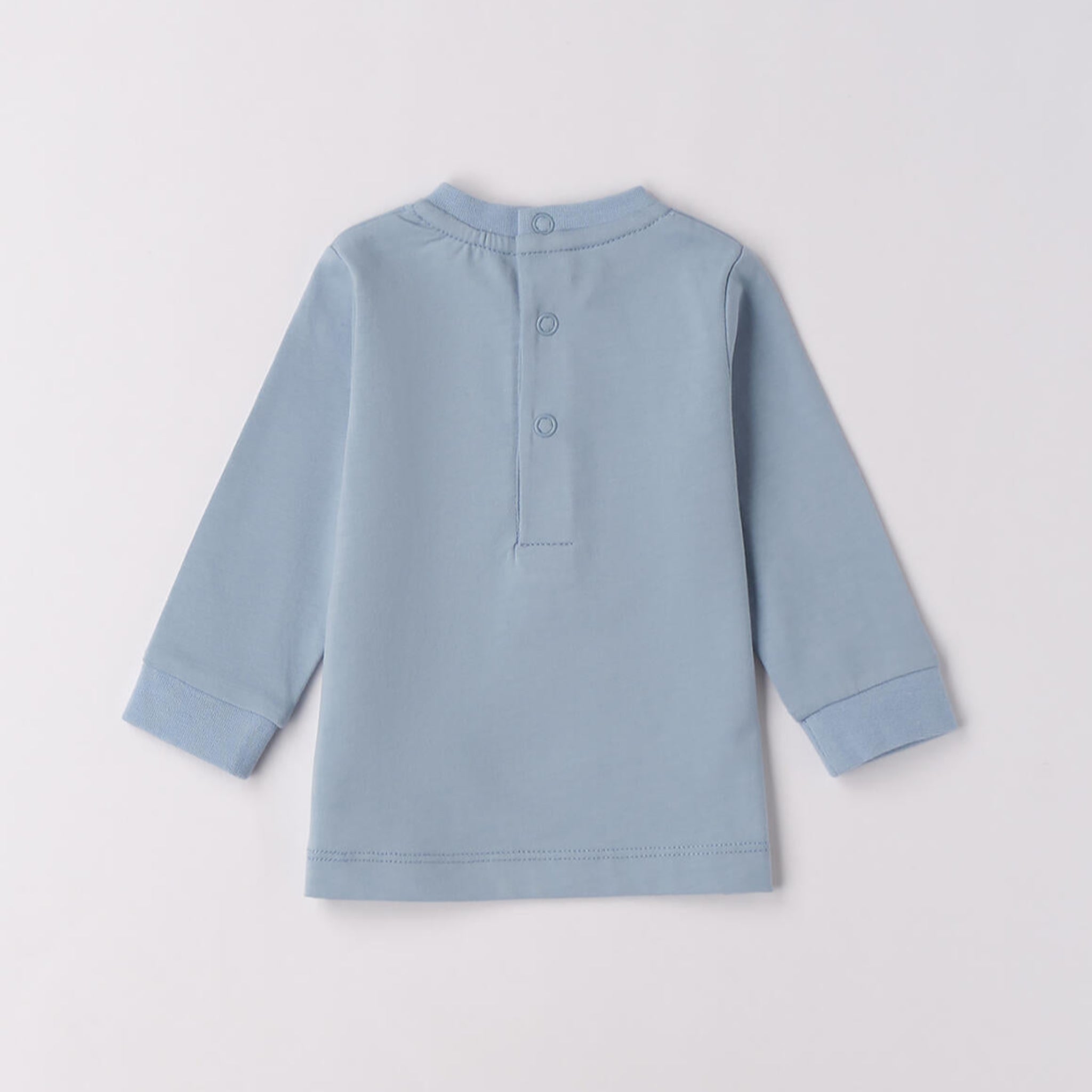 Maglietta Jersey Cotone Manopesca Bimbo Blu 3F611/3964 corredino e abbigliamento neonato | NANU' BABY
