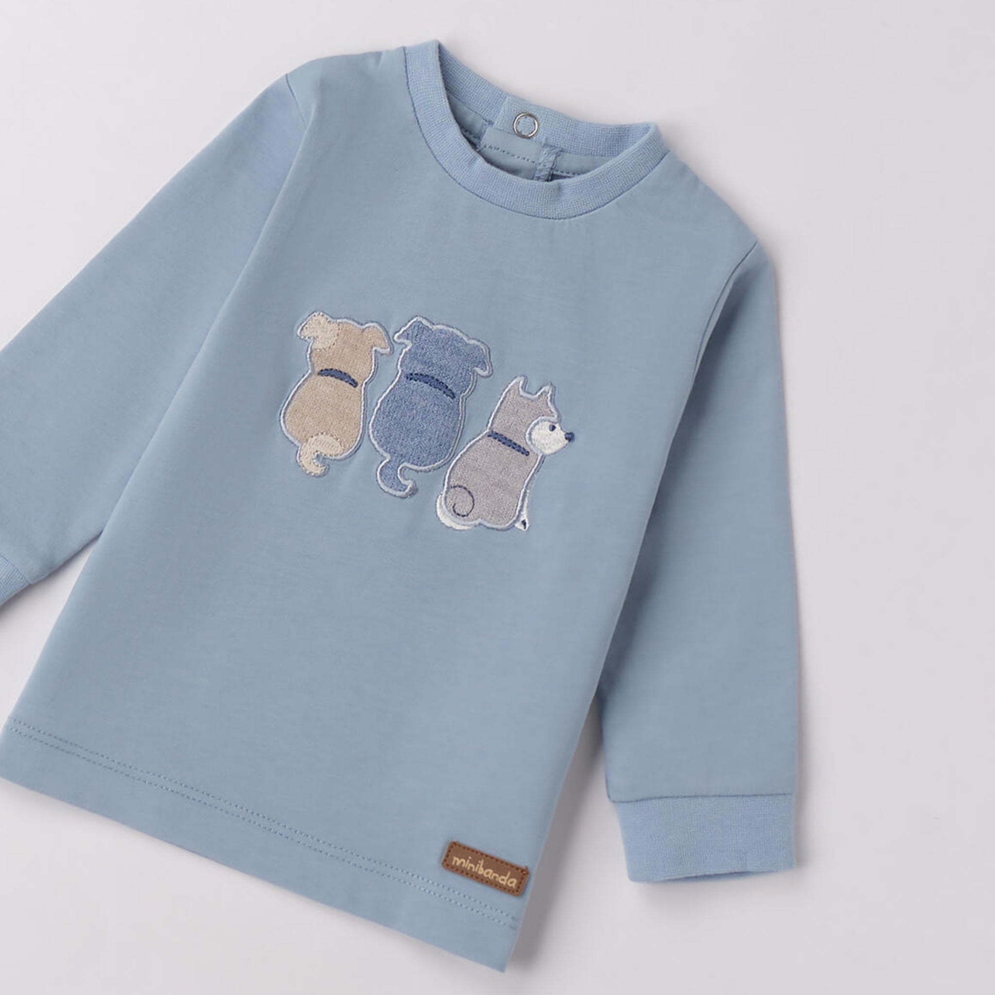 Maglietta Jersey Cotone Manopesca Bimbo Blu 3F611/3964 corredino e abbigliamento neonato | NANU' BABY