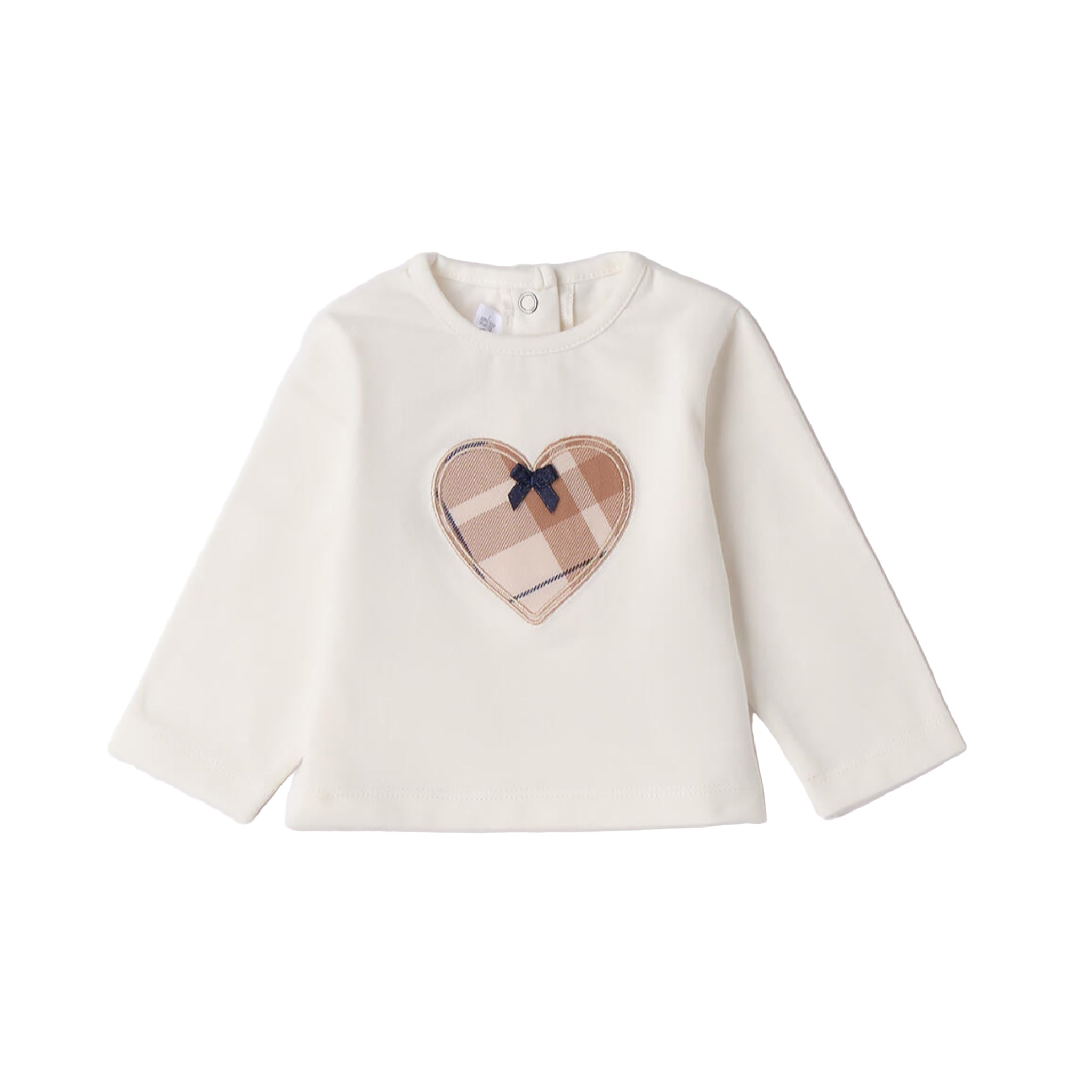 Maglietta Jersey Stretch Cotone Manopesca Bimba Bianco 3F718/112 corredino e abbigliamento neonato | NANU' BABY