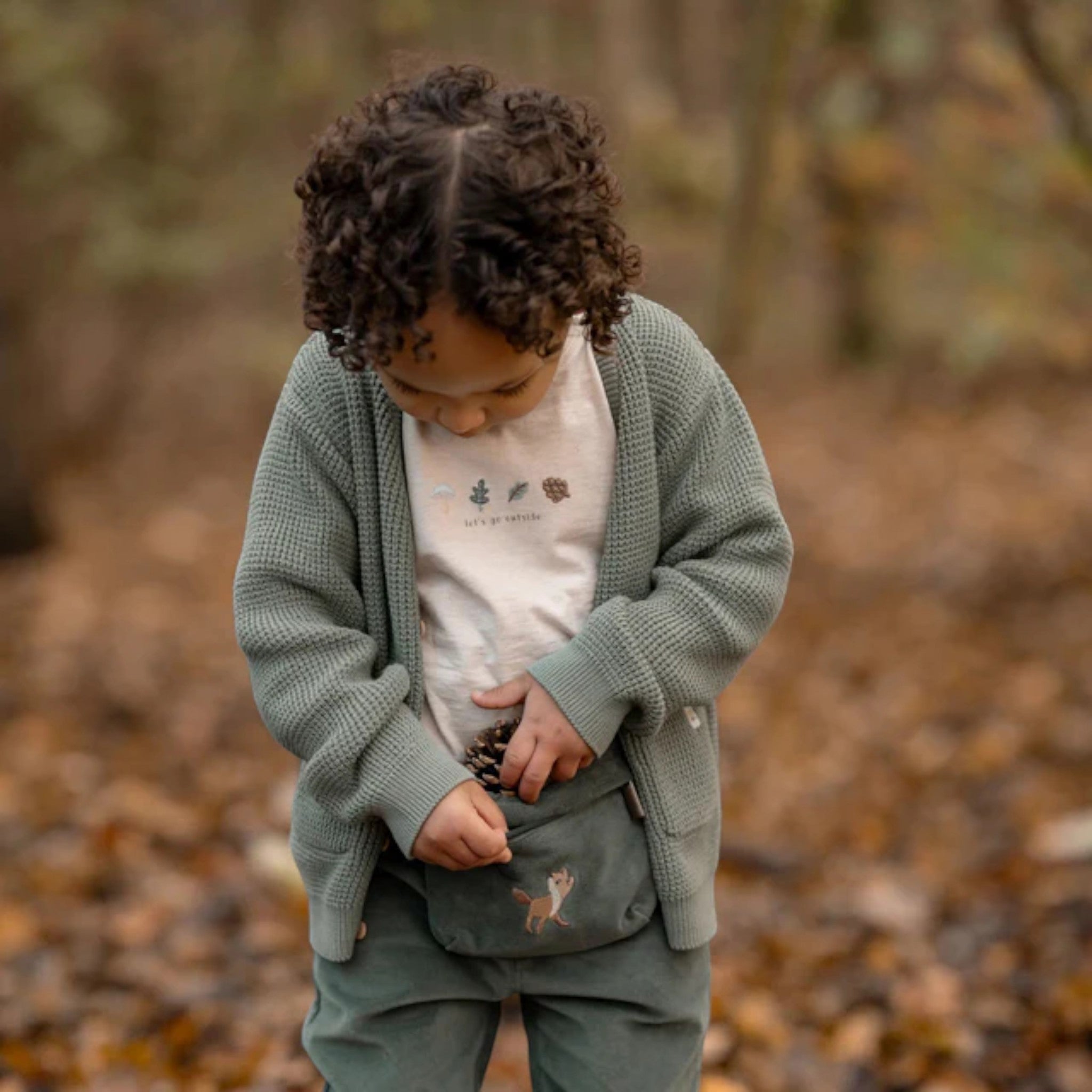Maglietta manica lunga - Amici della foresta Bimbo Avorio CL25091055 corredino e abbigliamento neonato | NANU' BABY