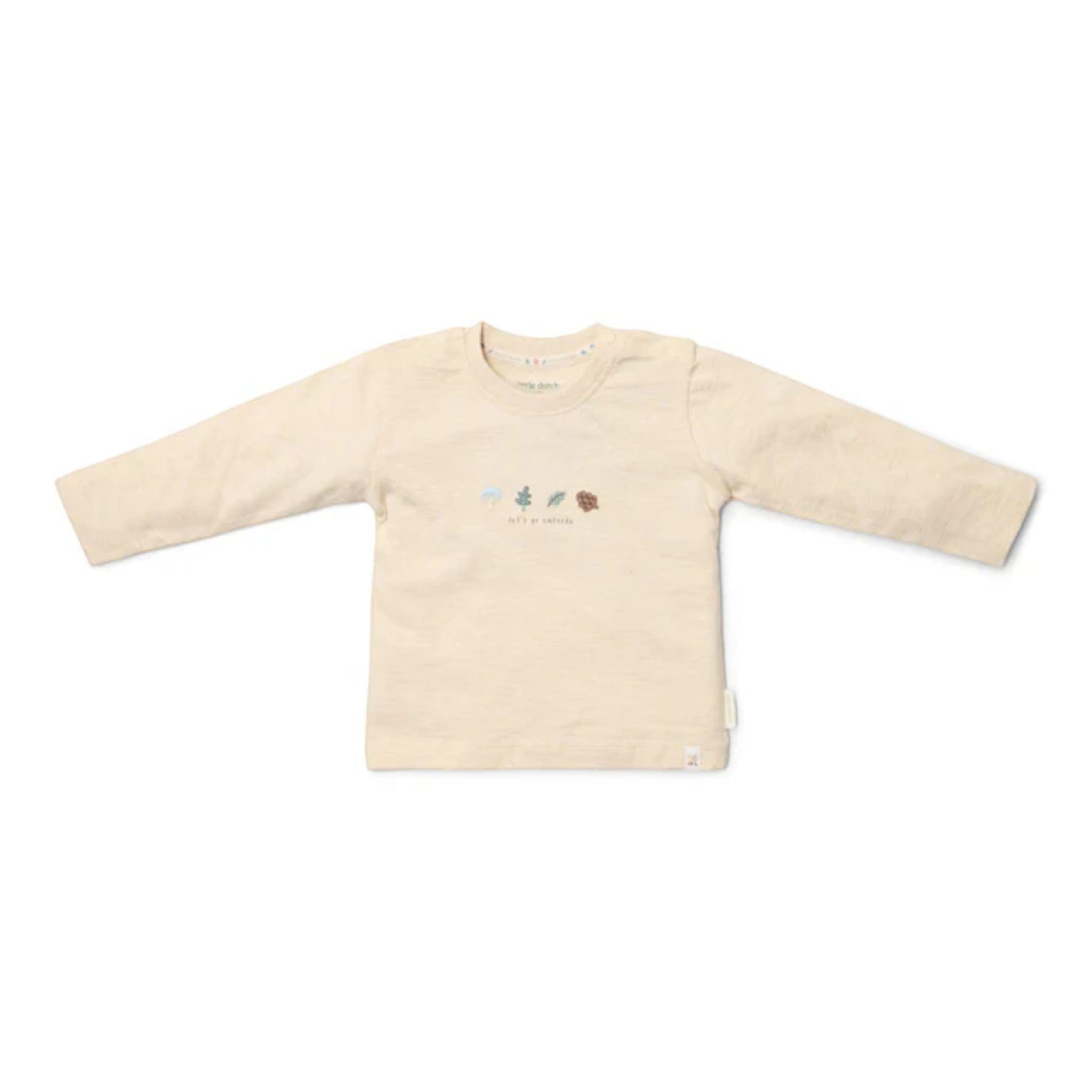 Maglietta manica lunga - Amici della foresta Bimbo Avorio CL25091055 corredino e abbigliamento neonato | NANU' BABY