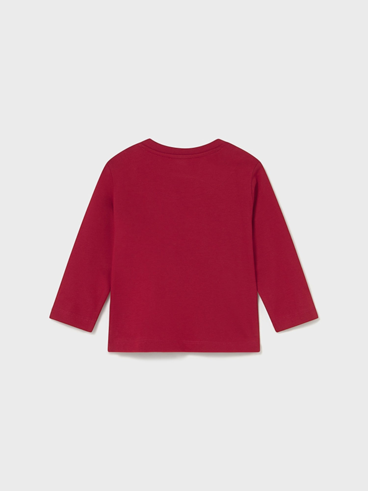 Maglietta m/l applicazione Bimbo Rosso 2071/43 corredino e abbigliamento neonato | NANU' BABY