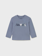 Maglietta m/l basica Bimbo AZZURRO 108/29 corredino e abbigliamento neonato | NANU' BABY