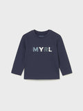Maglietta m/l basica Bimbo Blu 108/34 corredino e abbigliamento neonato | NANU' BABY