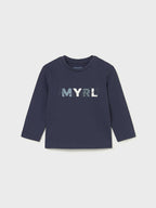 Maglietta m/l basica Bimbo Blu 108/34 corredino e abbigliamento neonato | NANU' BABY