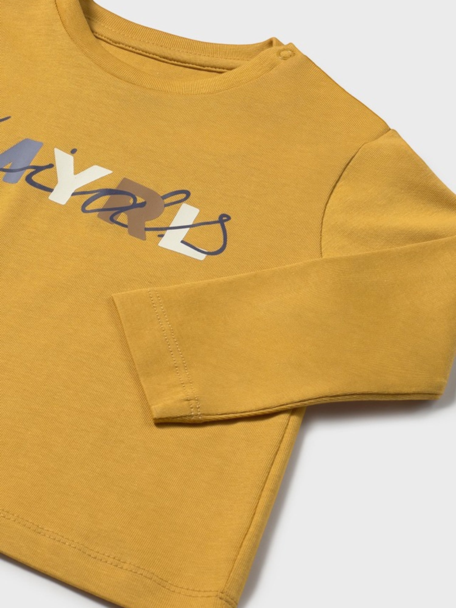 Maglietta m/l basica Bimbo Giallo 108/28 corredino e abbigliamento neonato | NANU' BABY