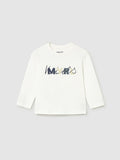 Maglietta m/l basica Bimbo PANNA 108/32 corredino e abbigliamento neonato | NANU' BABY