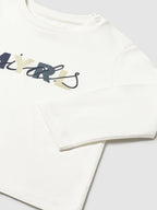 Maglietta m/l basica Bimbo PANNA 108/32 corredino e abbigliamento neonato | NANU' BABY