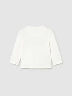 Maglietta m/l basica Bimbo PANNA 108/32 corredino e abbigliamento neonato | NANU' BABY
