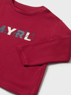 Maglietta m/l basica Bimbo Rosso 108/30 corredino e abbigliamento neonato | NANU' BABY