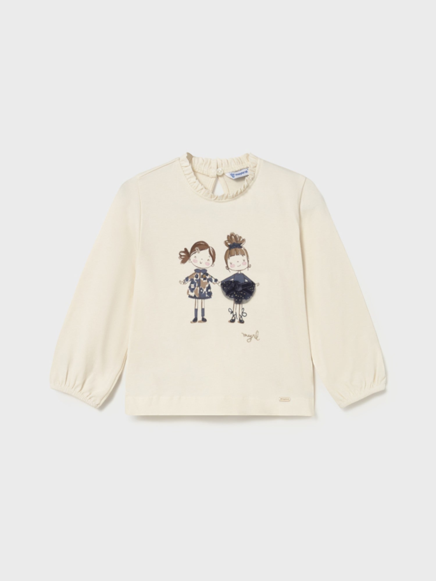 Maglietta m/l vestir Bimba PANNA 2075/79 corredino e abbigliamento neonato | NANU' BABY