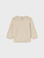 Maglioncino intarsio animal Bimbo Beige 2345/22 corredino e abbigliamento neonato | NANU' BABY