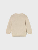 Maglione intarsi grande Bimbo Beige 2341/59 corredino e abbigliamento neonato | NANU' BABY