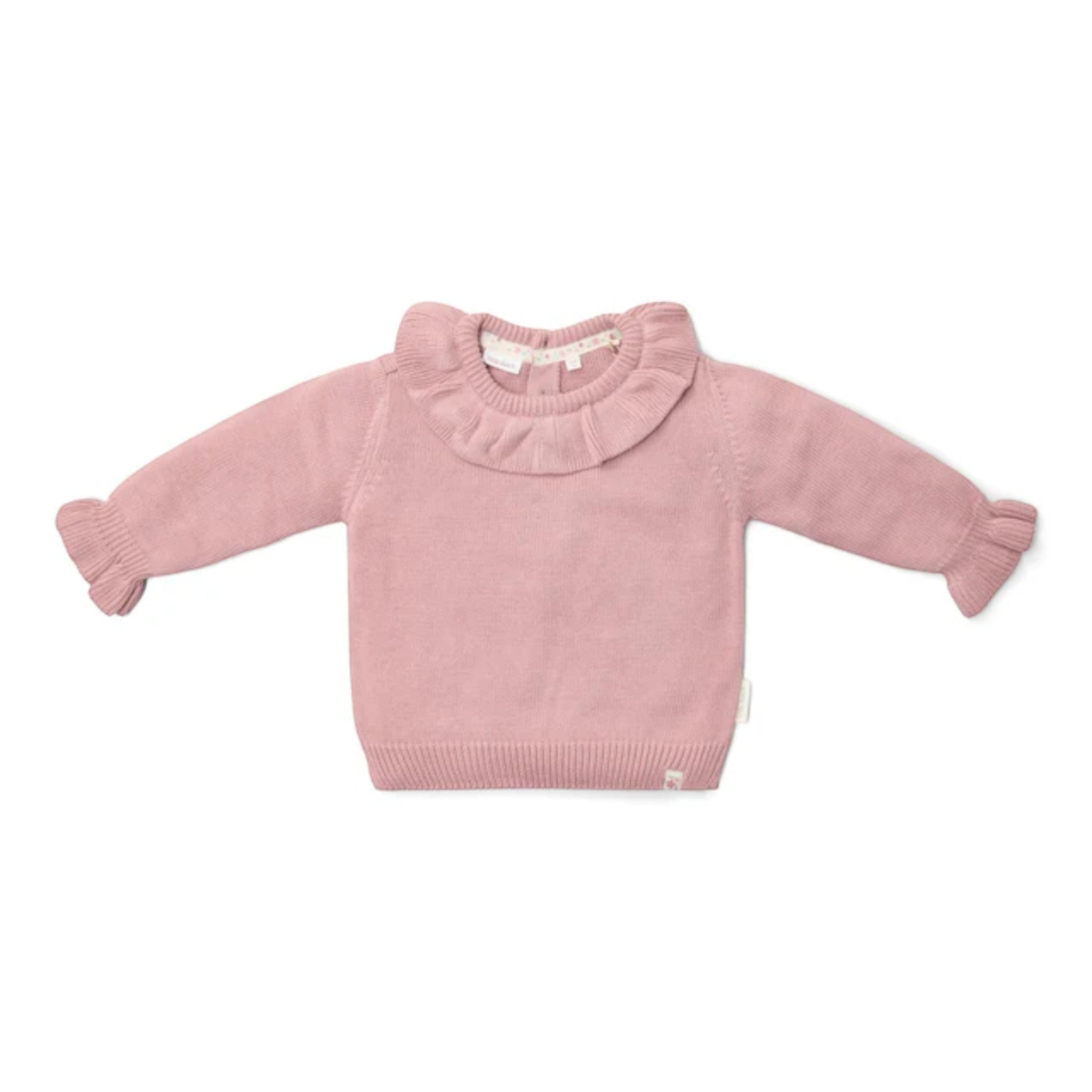 Maglione lavorato a maglia - Giardino delle fate Bimba Rosa CL25092019 corredino e abbigliamento neonato | NANU' BABY