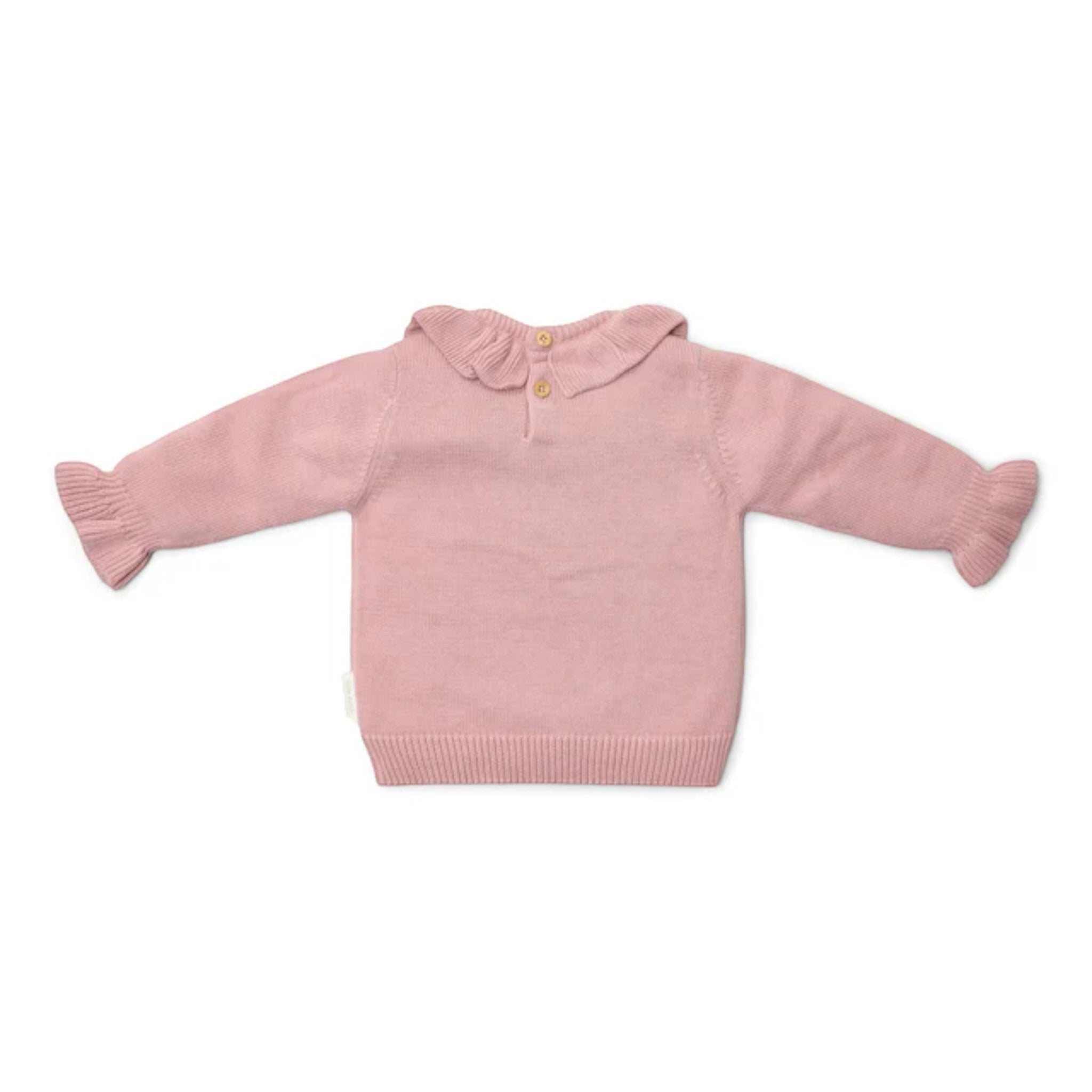 Maglione lavorato a maglia - Giardino delle fate Bimba Rosa CL25092019 corredino e abbigliamento neonato | NANU' BABY
