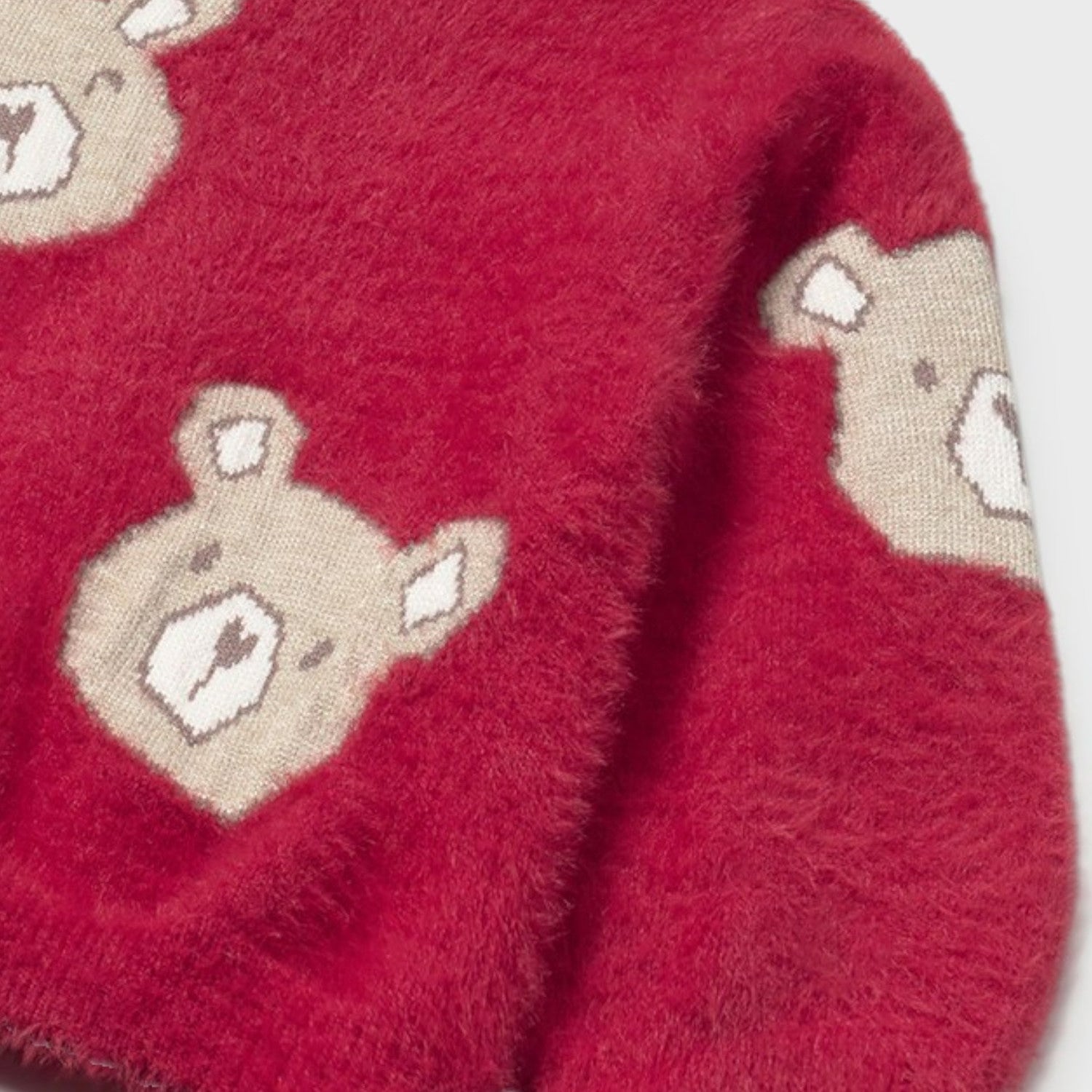 Maglione pelo Bimba Rosso 2356/59 corredino e abbigliamento neonato | NANU' BABY