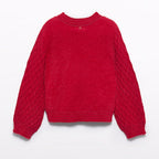 Maglione pelo Bimba Rosso 5827/71 corredino e abbigliamento neonato | NANU' BABY