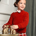Maglione pelo Bimba Rosso 5827/71 corredino e abbigliamento neonato | NANU' BABY