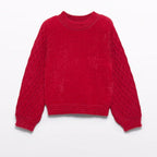 Maglione pelo Bimba Rosso 5827/71 corredino e abbigliamento neonato | NANU' BABY