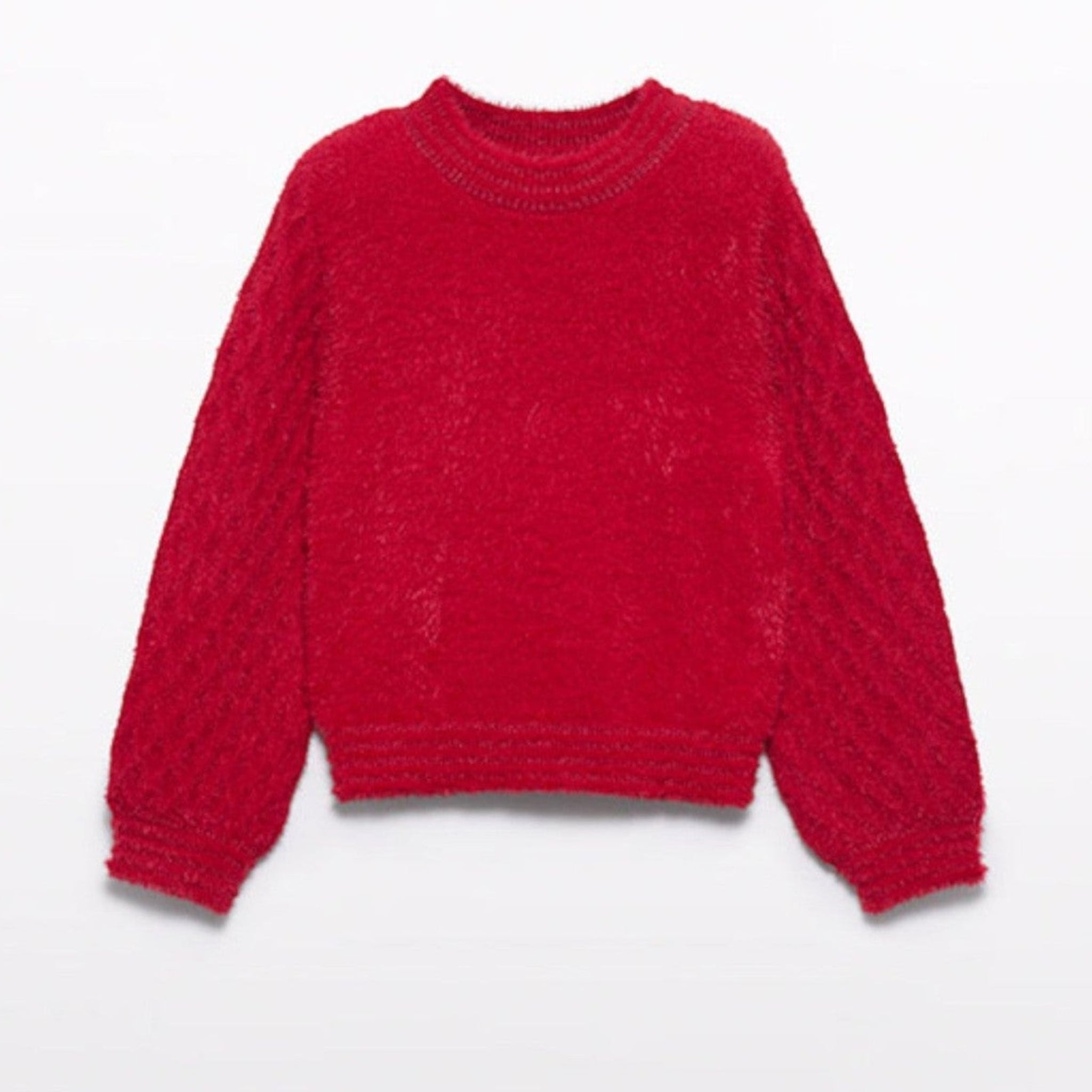 Maglione pelo Bimba Rosso 5827/71 corredino e abbigliamento neonato | NANU' BABY