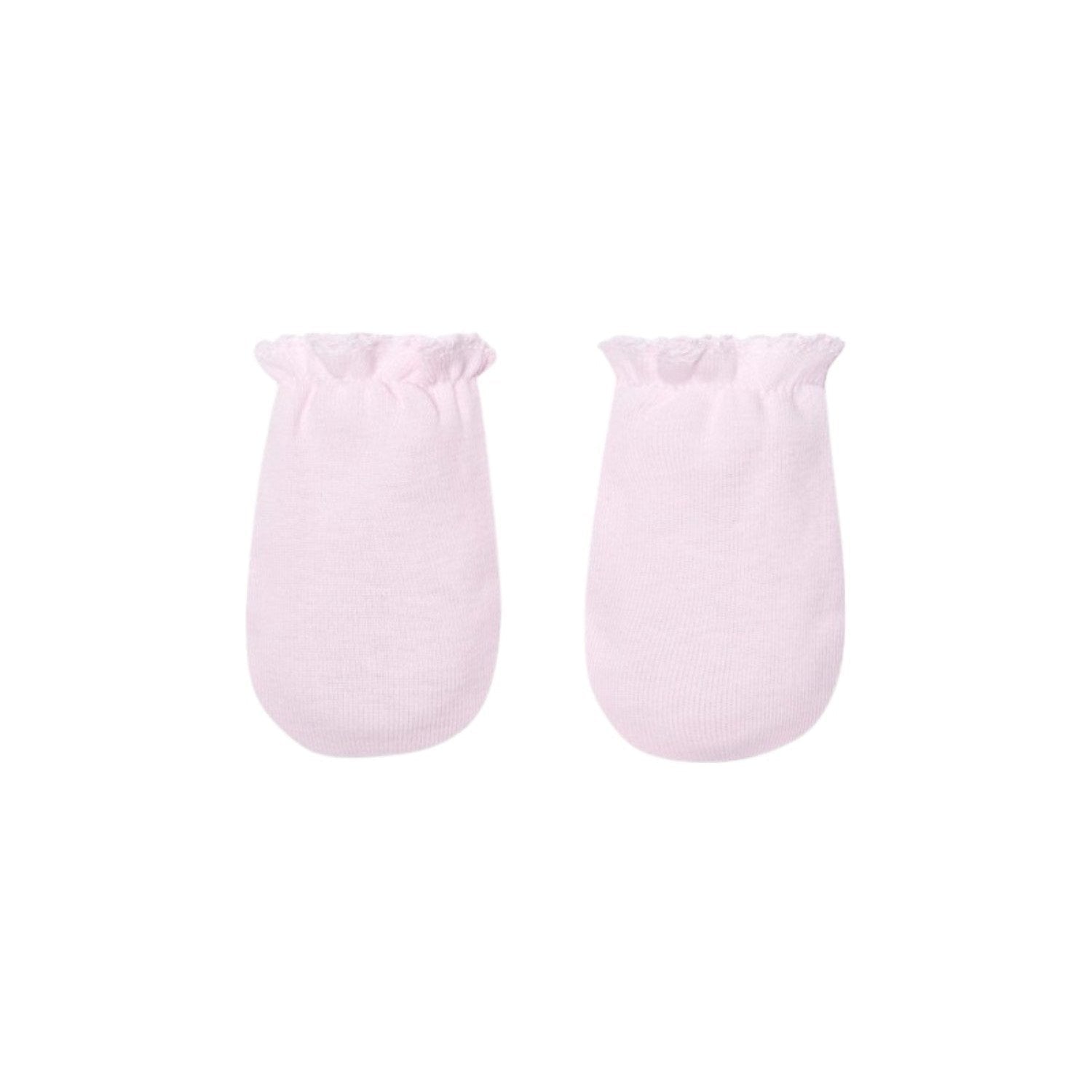 Manopoline Cotone Neonato Rosa 8800R corredino e abbigliamento neonato | NANU' BABY