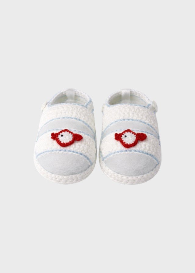 MARIN/SC - Babbucce e Cuffie - PICCOLA GIUGGIOLA corredino e abbigliamento neonato | NANU' BABY