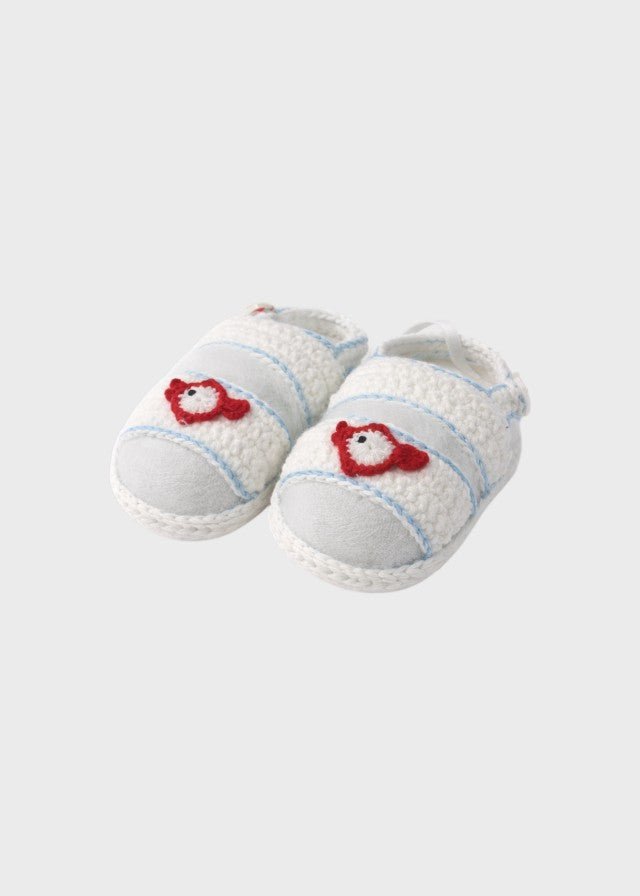 MARIN/SC - Babbucce e Cuffie - PICCOLA GIUGGIOLA corredino e abbigliamento neonato | NANU' BABY