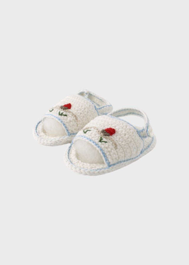 MARIO/SC - Babbucce e Cuffie - PICCOLA GIUGGIOLA corredino e abbigliamento neonato | NANU' BABY