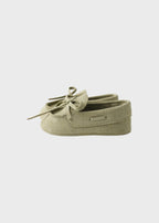 Mocassino Nappina Verde corredino e abbigliamento neonato | NANU' BABY