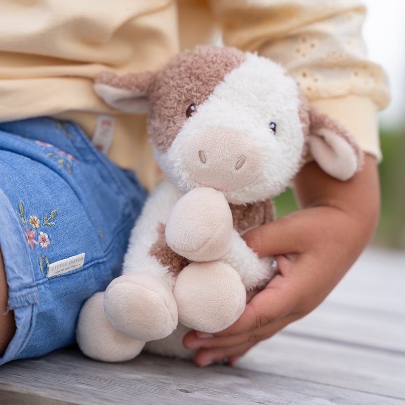 Mucca da coccolare 17 cm Piccola fattoria MULTICOLORE LD8830 corredino e abbigliamento neonato | NANU' BABY